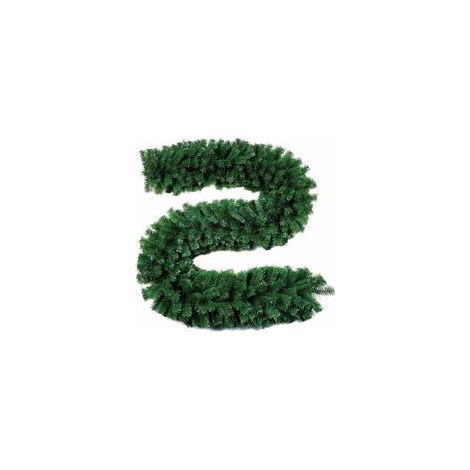 Guirlande Sapin de Noel Artificiel, 2,7m Couronne de Noël Décoration avec 240 Branches Décorations de Noël Table Guirlande Sapin Noel pour Les Escaliers, Portes et Cheminées Lntérieur ou Extérieur