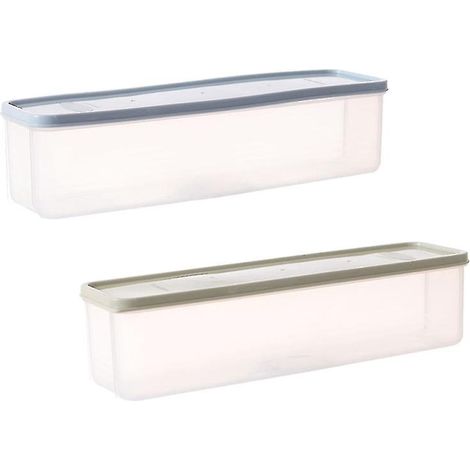 2 boîtes de rangement pour légumes en plastique (1/3)