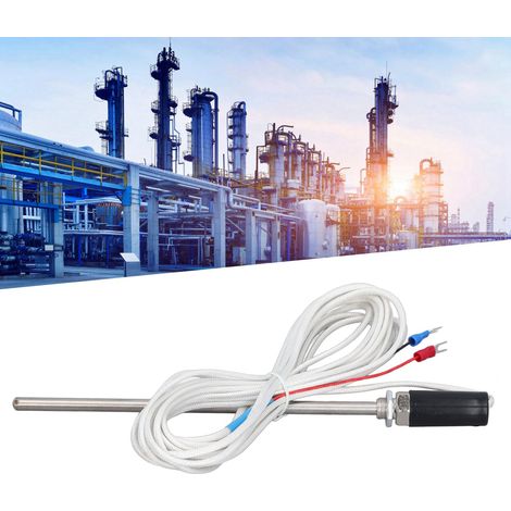 Temperaturfühler Typ K (Thermoelement), Widerstandstemperaturfühler, Temperaturmesskabel Typ K, 5 Meter lang. (1/5)