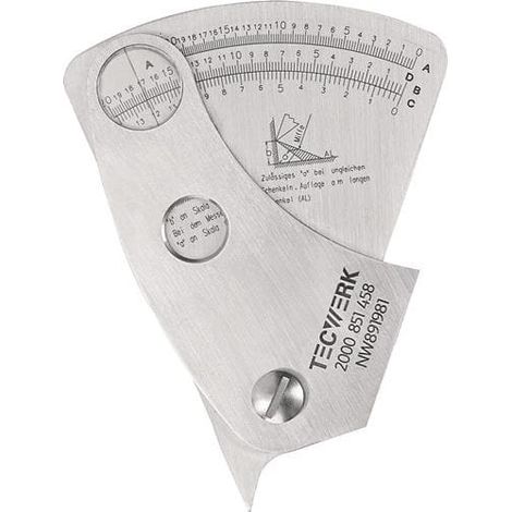 TECWERK Schweißnahtspeziallehre Ablesegenauigkeit 0,1mm TECWERK (1/3)