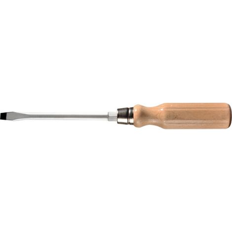 Cacciavite Manico In Legno 3,5X0,6X 75 Millimetri Fortis
