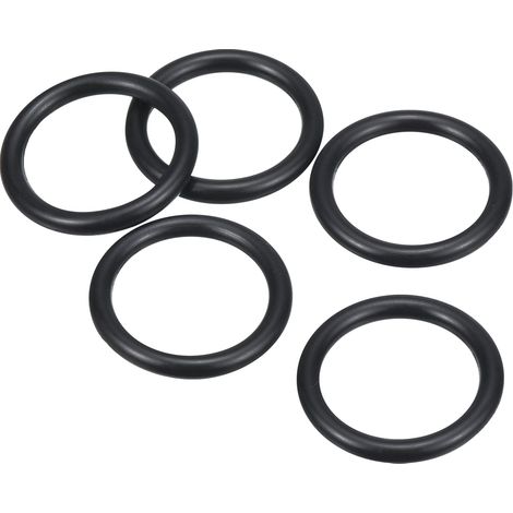 Joint Torique en Caoutchouc Nitrile 21mm OD 16mm ID 2,65mm Largeur, 5 Joints Etanchéité Métriques pour Robinet Plomberie Réparation Automobile, Noir (1/5)