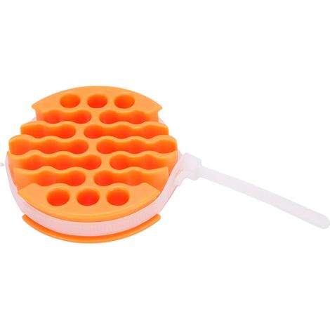 [Organisateur Câbles] Setwire Peigne de Câbles PC 30 Trou Diamètre 0.8 cm Anti-entanglement pour Câbles de Réseau CAT 6 Orange (1/4)