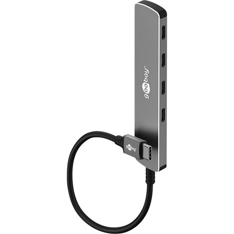 GOOBAY USB3.2 Hub 79160 Slim 4 Port USB-C vers USB-C 5 Gbit/s (1/3)