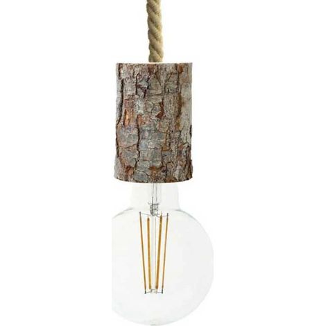 Lámpara suspensión Creative Cables nautical cable xl tree bark LED regulable (1/3)