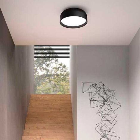 Plafonnier Tokio Noir Salle De Bain Ip44 (1/4)