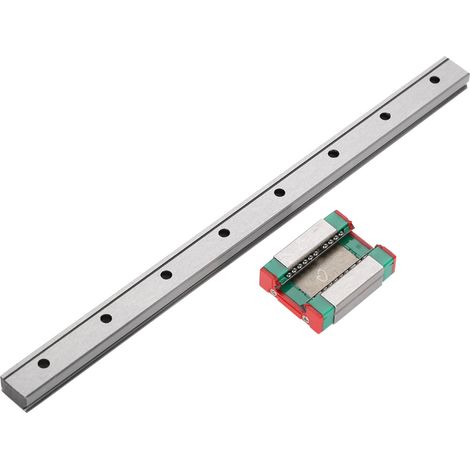 1 bloc de guidage linéaire miniature LML12B de 12 mm de largeur (200 mm) (1/5)