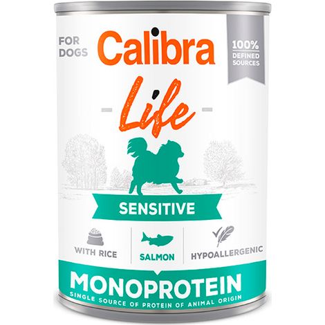 Calibra Dog Life puМ sensibile salmone e riso 6x400gr