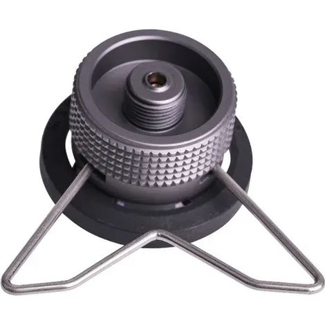 Adaptateur pour réchaud à gaz en alliage d'aluminium, économiseur de gaz avec adaptateur de recharge de butane, convertisseur de butane, équipement de camping, réchauds de cuisine portables (1/4)