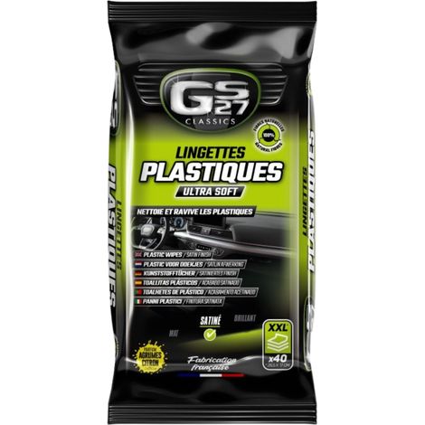 Lingettes nettoyantes plastiques Citron XXL X40 GS27 (1/2)