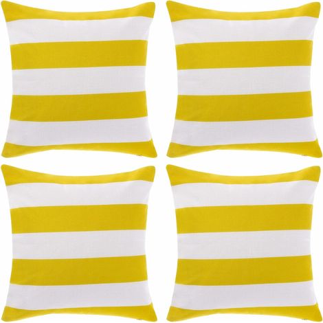 Set di 2 fodere per cuscini decorativi impermeabili per esterni, per giardino, casa, patio, divano, balcone - 2 x 45 cm
