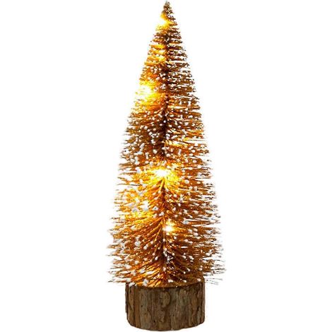 Mini sapin de Noël lumineux à LED, décoration de Noël, décoration de bureau, mise en scène, décoration de porte (1/5)