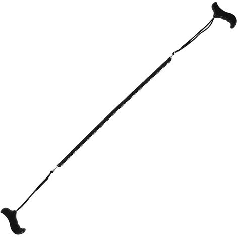 Scie à chaîne manuelle portable et légère en métal, accessoire de survie d'urgence pour l'extérieur (1/5)
