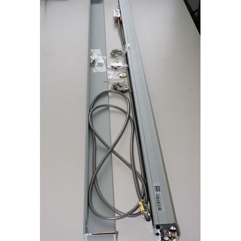 ELMAG Glasmessstab Mod. KA 600/1100, für digitale Positionsanzeige SINO, IP53, Verfahrweg 1100mm, Einbaulänge 1270mm (1/3)