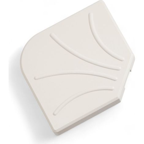 Base per ombrellone laterale in cemento Bianco 25Kg Stone Rose (1/3)