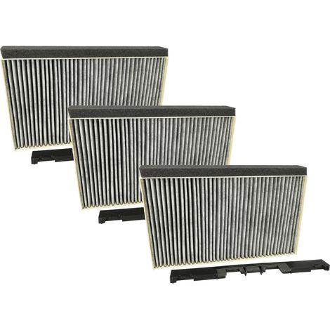 vhbw 3x filtro a carboni attivi sostituisce Europart 10041403 per cappe aspiranti