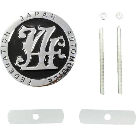 Modificación de tapacubos de llanta de aleación estándar de 82 mm de JAF Automotive Alliance con logotipos de automóviles. (1/5)