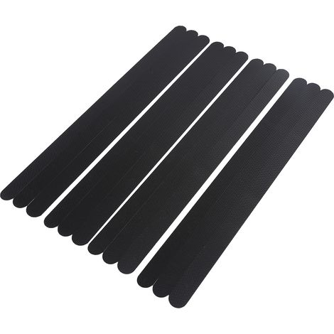 Ruban antidérapant pour salle de bain, bande adhésive de sécurité anti-glisse pour baignoire et sol céramique, noir (1/5)