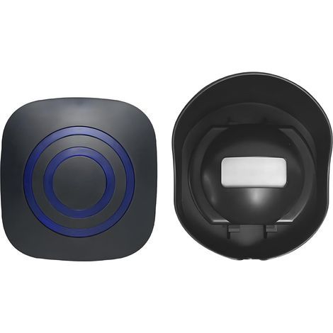 Détecteur de passage sans fil : sonnette de recharge avec 38 sonneries, 1 détecteur de mouvement et 1 récepteur, détecteur d’accès pour camping-car, maison, garage (1/5)