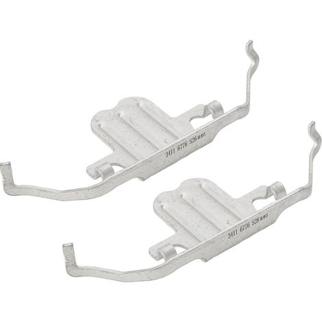 Clip de Retenue de Plaquettes de Frein, Plaquettes de Frein Avant Clip Disc Avant Tampon de Frein Clip de Retenue 2PCS Métal 34116798879 pour 1 Série E81 120D 120I 123D 130I (1/5)