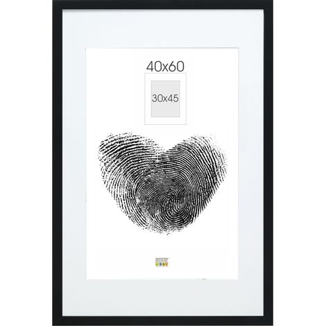 Cadre avec Passe-partout 1 photo 30x45cm Noir S66KF2 P1 (1/5)