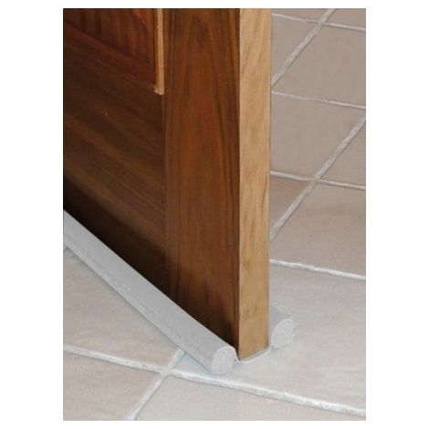 Burlete bajo pta 095cm doble rollo pvc bl burcasa