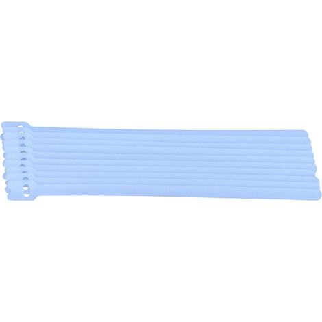 TRU COMPONENTS 801-010-Bag  Klettkabelbinder zum Bündeln Haft- und Flauschteil  Weiß 10 St. (1/4)