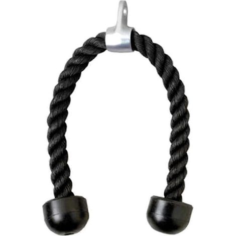 Corde de traction pour triceps, corde robuste avec embouts en PU solide, corde de musculation et de fitness z56520 (1/5)