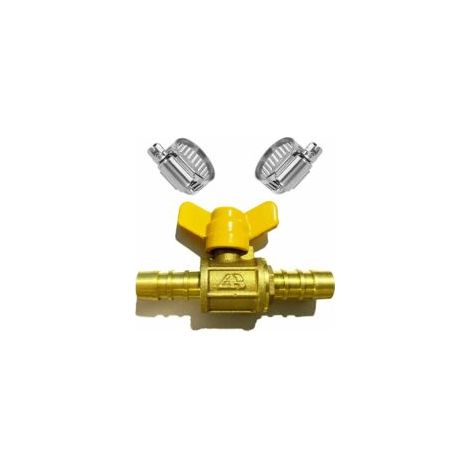 Valvola a sfera scanalata a due vie (per tubi con diametro interno di 10-11 mm) - Crezuo (1/2)