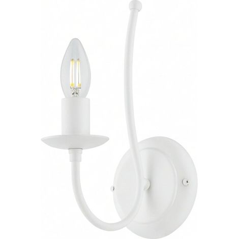Applique Rustica Botte 1 Luce Bianco LuceArt Classic (1/5)