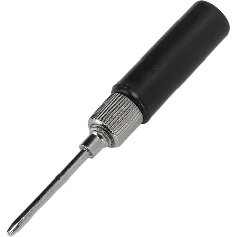 2-mm-Prüfspitze, 10 Stück, zerstörungsfreie Isolationsprüfnadel für Multimeter und Kfz-Diagnosegeräte, schwarze Kontaktspitze (1/5)