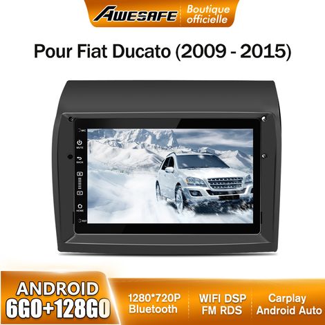 AWESAFE 4G Autoradio Android 13 pour Fiat Ducato Peugeot Boxer Citroën Jumper 6Go+128Go 7'' écran Tactile avec Carplay Android Auto (1/5)