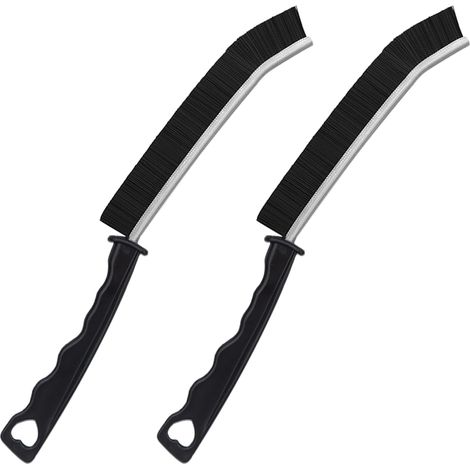 Set mit 2 Fugenbürsten, Fugenbürsten mit steifen Borsten, Fugenbürsten für Bad und Küche