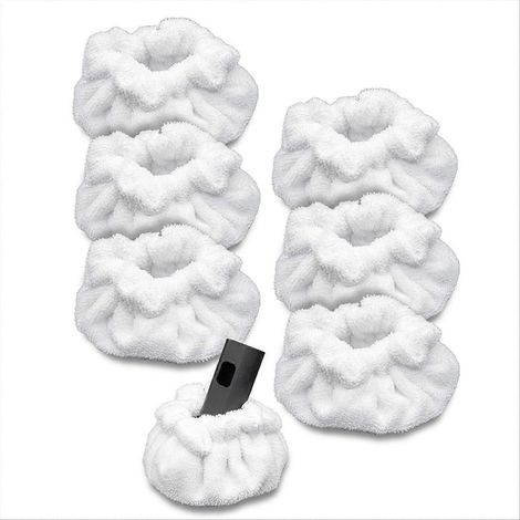 Accessoires pour nettoyeur vapeur, petits bonnets (triangulaires) pour nettoyeur vapeur Neat, lingettes réutilisables pour balai vapeur (1/5)