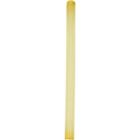 Hochwertiger runder Hohlstab aus Polyurethan (PU), gelb, 35 mm Außendurchmesser, 8 mm Innendurchmesser, 500 mm Länge
