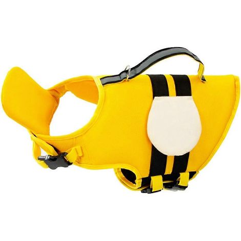 Hundeschwimmweste, Hundebadeanzug, großes Hundegeschirr, Sommerbadebekleidung für Hunde, niedliche Haustierbiene L (1/5)