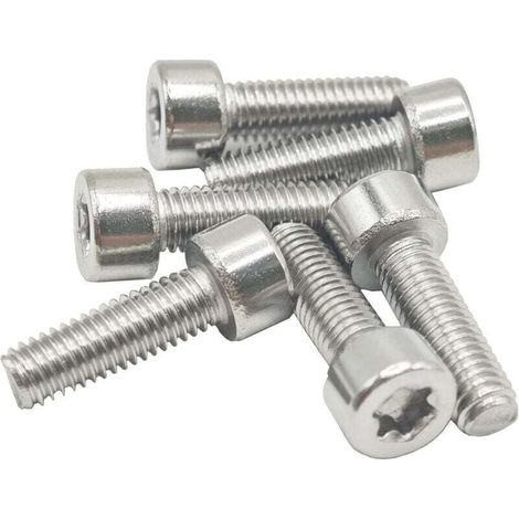 6Pcs T25 M5-0.8x16mm boulon torx vis cannelée pour Stihl FS55 FS110 FS130 FS160 FS180 FS200 FS220 FS240 FS250 Replaces 9022 341 0980