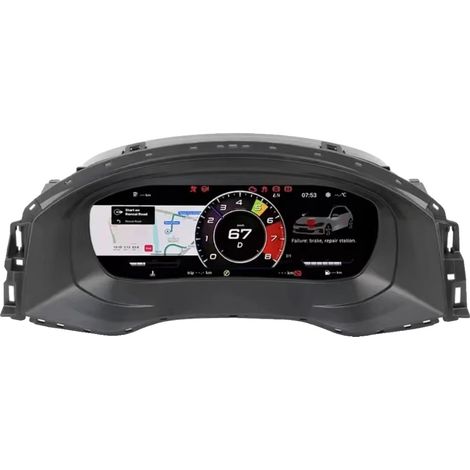 Digitales Armaturenbrett-Cluster, Kompatibilität mit VW Scirocco Jetta Golf 6 7 Passat 2011-2015 2018-2022, 12,3 Zoll, USA PASSAT 16-17 Jahre (1/2)