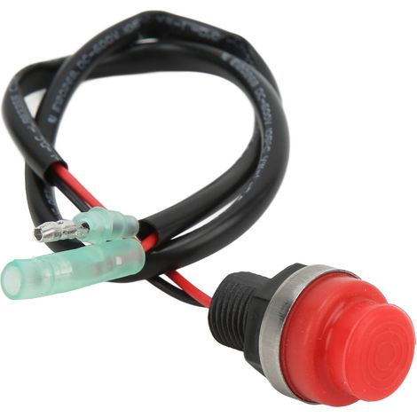 Interrupteur Start Stop Moteur Hors-Bord 45cm Câble Poussoir Sans Clé Universel Bateau Yacht Marine (1/5)