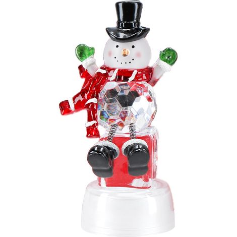Figure personaggi espositivi con luci Led per decorazioni natalizie -Babbo Natale