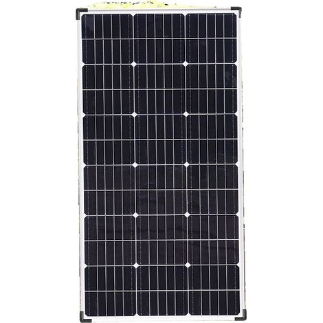 Panneau Solaire, Haute Efficacité, Compatibilité Polyvalente, 150w cadre blanc B (1/2)