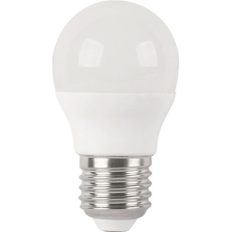 Esfera esmerilada LRD E27, 4,9W, blanco frío. (1/3)