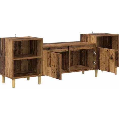 Maison Exclusive - Mobile TV Legno vecchio 160 x 35 x 55 cm Legno multistrato