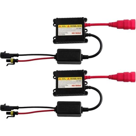 Kit de ballast universel 12 V 35 W, réacteur de remplacement xénon DC HID, 2 pièces pour H1 H3 H4 H7 H10 H9 9005 9006 D2R D2S toutes séries