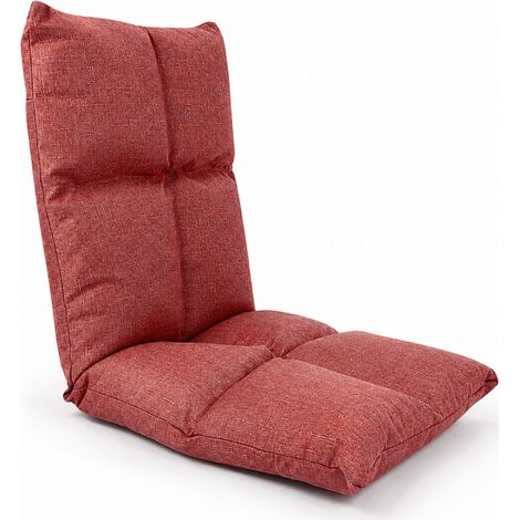 Aga Bodenliegesessel 36x48x48 cm Rot (1/4)