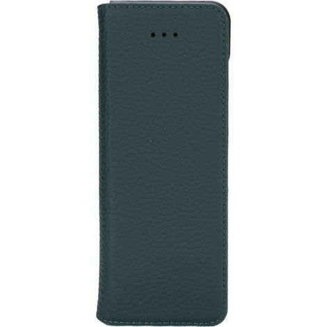 Étui cuir protecteur élégant 360° texture grainé pour Samsung vert (1/5)