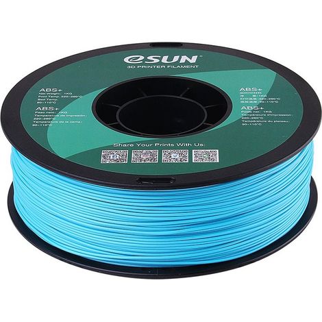eSUN ABS+ Filament, 1.75mm, 1000g eSUN ABS+ Filament 1.75mm 1000g Light Blue (1/3)