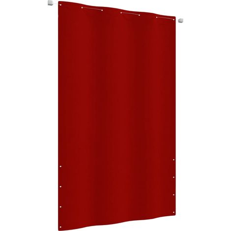 Paravento per balcone protezione privacy paravento 140 x 240 cm tessuto oxford rosso 020010350