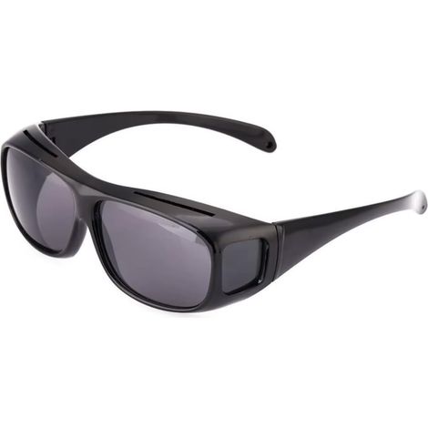 Autofahrer-Sonnenbrille – 1 Paar – Polycarbonat- und polarisierte Gläser – Blendschutz, UV400-Schutz – Für Autofahrer und den Einsatz im Freien – Graue Gläser (1/5)