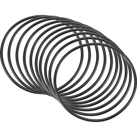 120mm x 112mm x 4mm Nitrile Caoutchouc Joints toriques x 10 Pièces Rond Joint Rondelle pour Robinet Plomberie Réparation Étanchéité Connexion Noir (1/5)